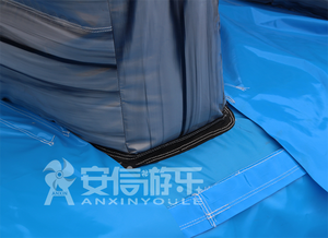 Tobogán Acuático Inflable Personalizado de 20 Pies con Piscina, Diseño de Roca Gris, Hecho en China - Product Image 3