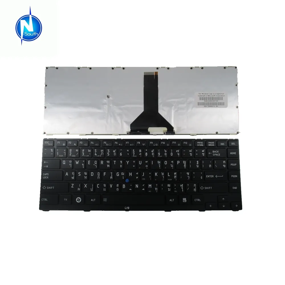 Brand new laptop keyboard for toshiba satellite r840 r940 r845 r945 thai black