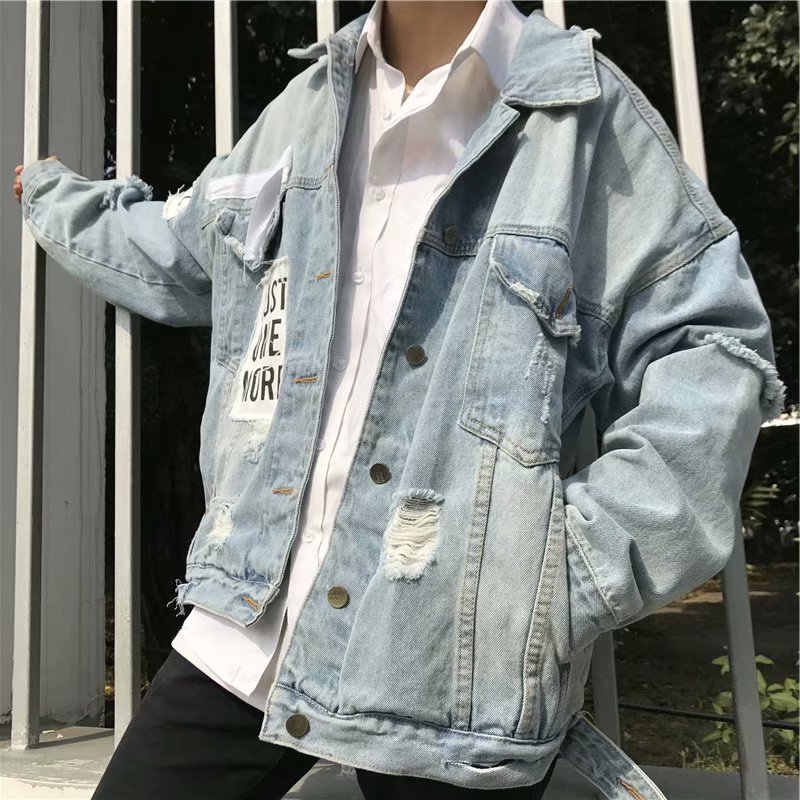 ジャケット・アウター CHEMICAL BLEACHED DENIM MODS COAT Acne Studios Denim Jacket Lab Bleach VTG Distressed Look