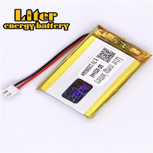 Plug 2.5-2 P 3.7 V 603448 mah 1200 lithium polymer lipo rechargeable battery li ion Solar lithium battery with PCM - Product Image 1