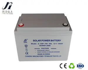 工厂价格 12 V 100Ah 太阳能电力凝胶电池热卖太阳能电力系统