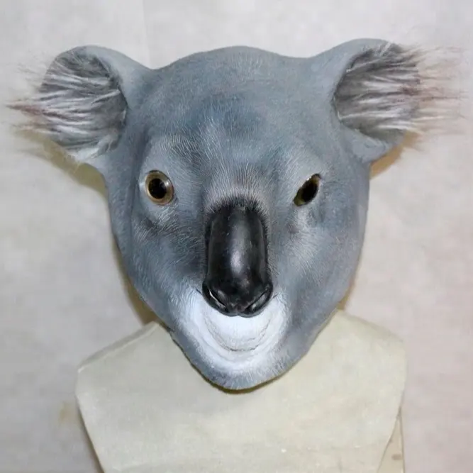 डीलक्स गुणवत्ता 3D फैंसी पोशाक कोअला हेलोवीन मुखौटा एनिमेटेड