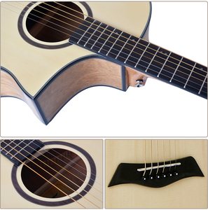 Fábrica precio al por mayor 41 "abeto <span class=keywords><strong>catalpa</strong></span> madera guitarra acústica - Product Image 3
