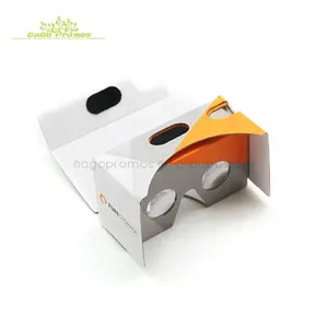 2024 2025 New Promotional Folded Vr Headset Google Cardboard 3d Virtual Reality Glasses