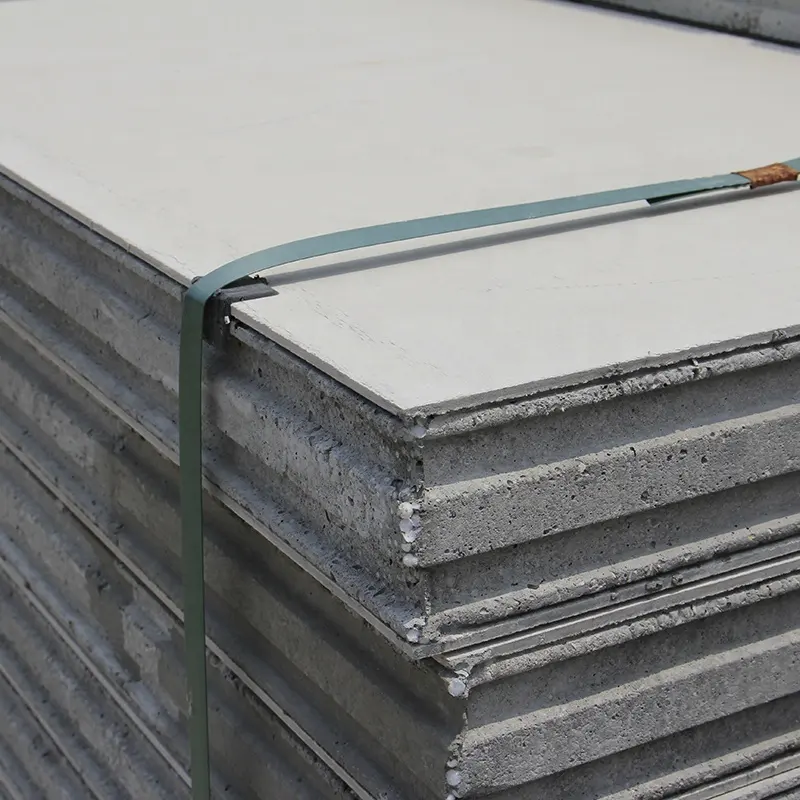 Tablero de fibra de cemento aislado para edificios, paneles sándwich de espuma EPS, precio de construcción a la venta