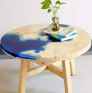 Литье эпоксидной смолы речной стол прозрачный для деревообработки искусства цена эпоксидная смола