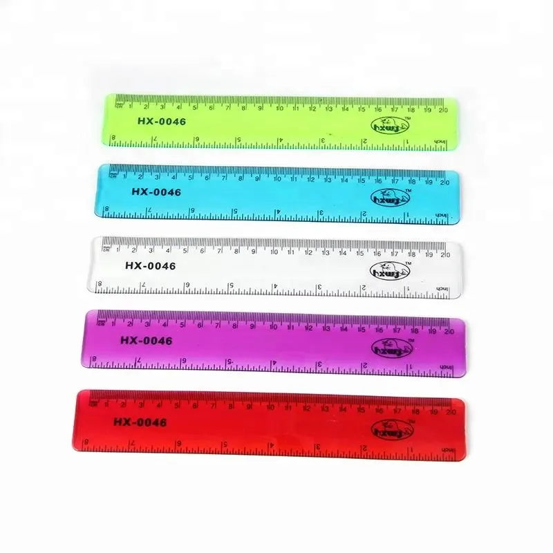 20cm Soft Plastic PVC Flexible Ruler