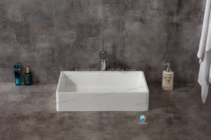 K-S1020 brillo blanco Moderno fregadero de montaje en pared para hotel de clase alta y <span class=keywords><strong>villar</strong></span> - Product Image 2