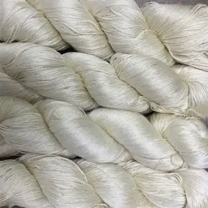 Fil à tricoter en soie de mûrier brut, 100% fils de soie de haute qualité, bon prix