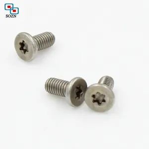 ป้องกันการโจรกรรม Torx หัว M2ไมโครไทเทเนียมสกรู