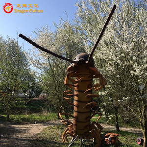 Decorativo enorme silicona animar animatronic insectos <span class=keywords><strong>ciempiés</strong></span> modelo - Product Image 3