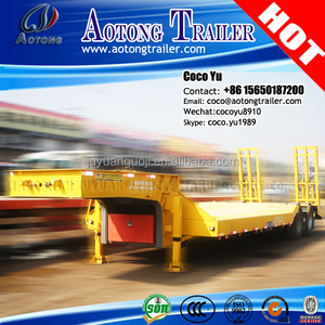 Bonne qualité deuxième main semi remorque type 3 essieux 50 tonnes utilisé lit bas remorque avec <span class=keywords><strong>pas</strong></span> <span class=keywords><strong>cher</strong></span> prix - Product Image 6