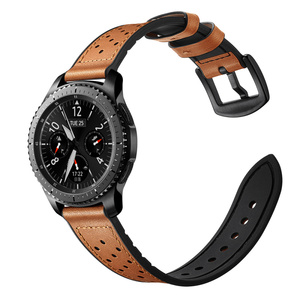 Nouveau bracelet de montre en cuir Silicone de 22mm pour <span class=keywords><strong>Samsung</strong></span> <span class=keywords><strong>Gear</strong></span> <span class=keywords><strong>S3</strong></span> - Product Image 5