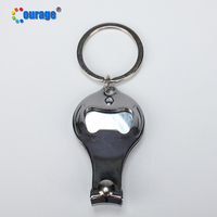Décapsuleur personnalisé en métal souvenir porte-clés coupe-ongles porte-clés pour A-09 de sublimation