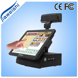 Cheap black color 15 polegada all in one touch screen cash register - Product Image 1