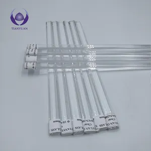 High Purity Clear Borosilicate Flat Glass Rod