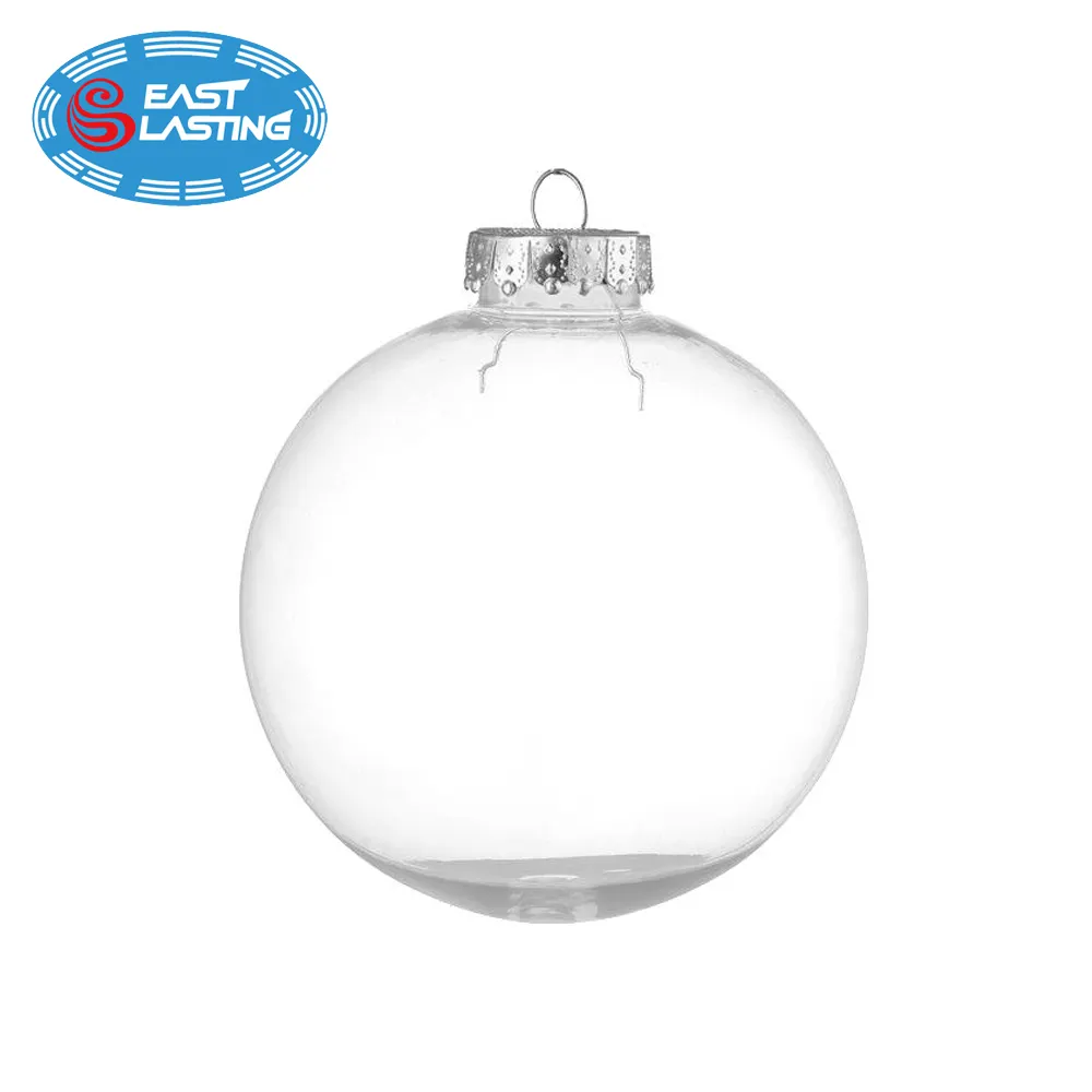 Prix d'usine 90 boules en verre transparent ornements boule décoration en vrac