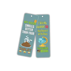 No MOQ Limit Free Printable Cutting Notebook Bookmark With Custom Design