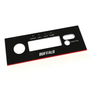 Panel Overlay Waterproof Membrane Switch Control Panel Graphics Overlay Sticker With 3m Adhesive