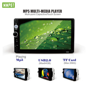 Lecteur multimédia de voiture 7 pouces Écran tactile Autoradio MP5 SD/FM/<span class=keywords><strong>MP4</strong></span>/USB/AUX/BT Audio de voiture - Product Image 2