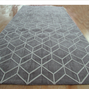 Multi-Cut Mucchio Viscosa Di Bambù Geometrica <span class=keywords><strong>Tappeto</strong></span> <span class=keywords><strong>Tappeto</strong></span> - Product Image 3