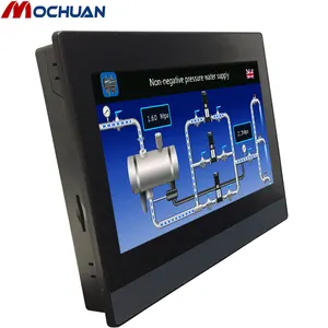 mochuan hmi 7 inch tft round lcd display panel support RS485 vnc