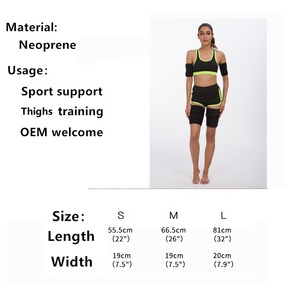 Ceinture de sauna amincissante pour les cuisses, bandeaux amincissants en néoprène réglables pour perdre la graisse des cuisses et réduire la cellulite - Product Image 6