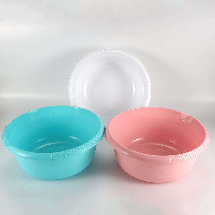 Высококачественная недорогая круглая непрозрачная пластиковая мини-раковина