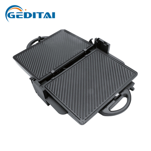 Piastra staccabile a due lati con piastra aperta a 180 gradi panini press grill grill elettrico a contatto - Product Image 5