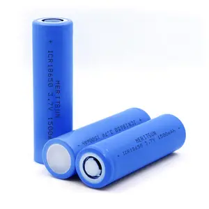 Batterie Lithium-ion, 18650 V, 1500mAh, Rechargeable, large consommation de carburant, ICR 3.7, 3.6V