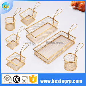 <span class=keywords><strong>Artículos</strong></span> del hogar <span class=keywords><strong>usados</strong></span> para la <span class=keywords><strong>venta</strong></span> recubrimiento <span class=keywords><strong>de</strong></span> oro Acero inoxidable mini cesta - Product Image 3
