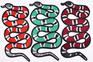 Ekstra büyük tarzı nakış yılan yamalar moda DIY ceket gömlek - Product Image 4