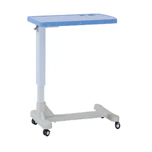 YFT-002 Hospital Adjustable Split Top Over Bed Table