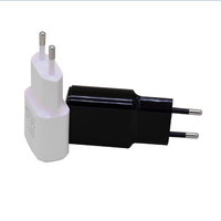 Nuevo Adaptador de Corriente USB AC/DC Portátil con Enchufe Europeo, Certificado CE LVD EMC CEC, 5V 1.5A, con Protección OTP/OVP para Cámara