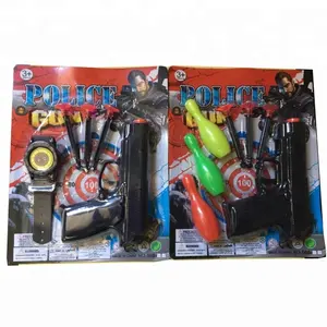 Pistolet de fléchettes souples en plastique, jouets de police pour enfants, 1 pièce