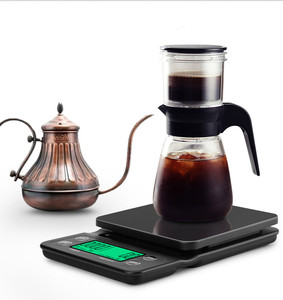 녹색 백라이트 LCD 디지털 타이머 커피 규모 3kg 0.1g 주방 규모 - Product Image 2