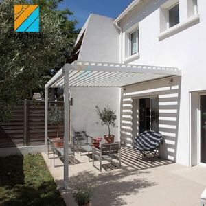 Protección exterior estructura moderna pérgola construcción - Product Image 6