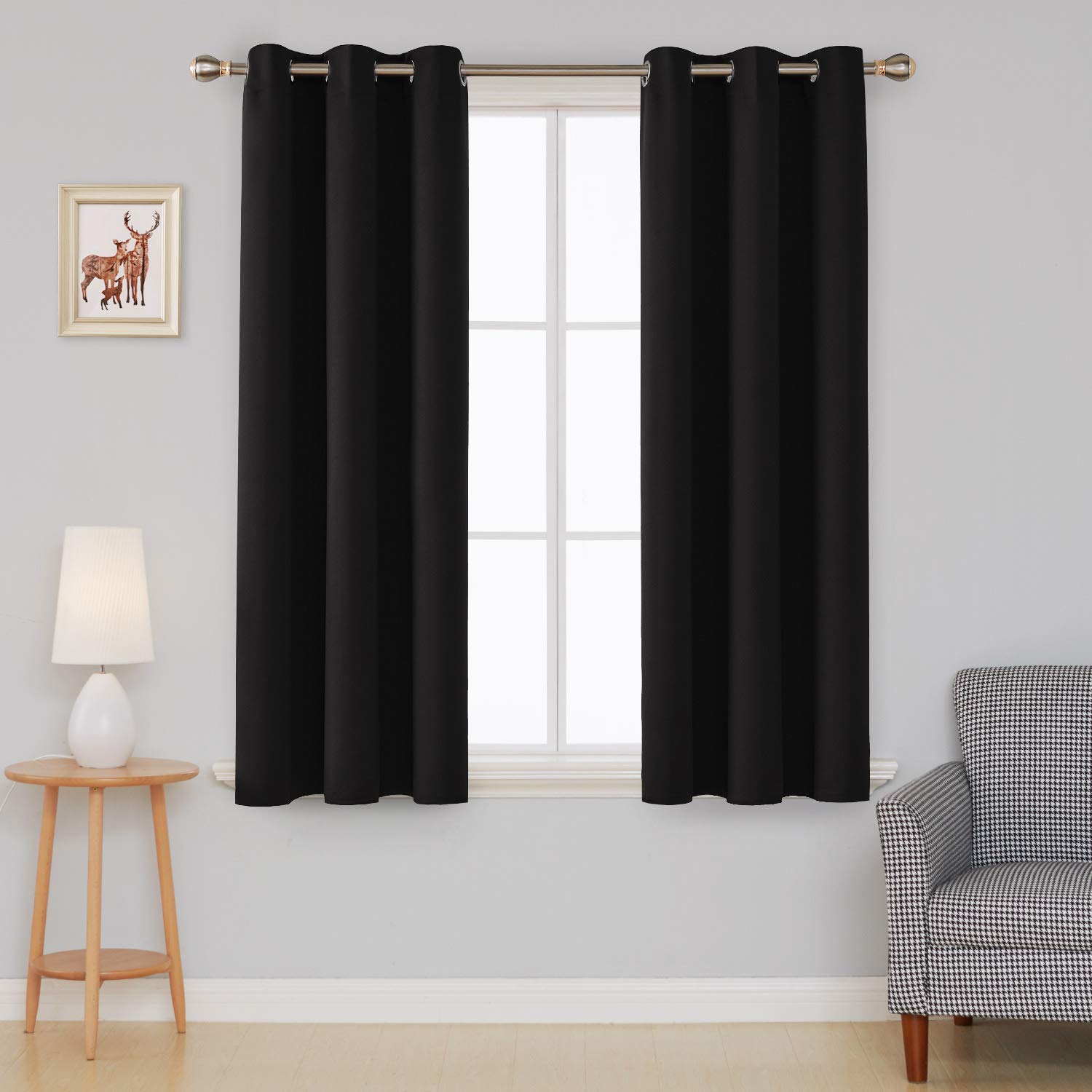wholesale factory American style ready made bedroom black out fabric curtain for windows living room hotel curtain