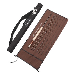 El <span class=keywords><strong>mejor</strong></span> viaje de pesca rod 6wt 9'0'' 6pc de acción rápida <span class=keywords><strong>para</strong></span> volar trucha volar barras B06 - Product Image 1