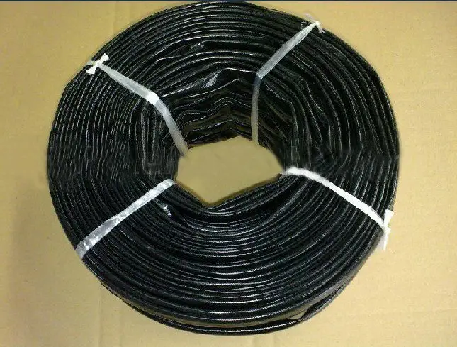 alta tensão da borracha de silicone revestido de fibra de vidro sleeving