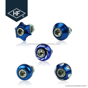 Vis de décoration de plaque d'immatriculation de <span class=keywords><strong>moto</strong></span> colorées CNC de haute qualité modifier les pièces - Product Image 4