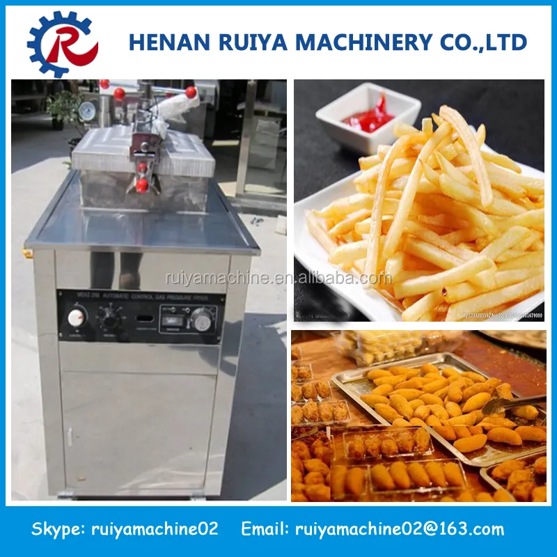 Efficient production deep frying machine