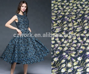 Thiết kế mới 7 màu sắc hoa dập nổi mặc quần áo trung quốc <span class=keywords><strong>satin</strong></span> vải thổ cẩm - Product Image 2