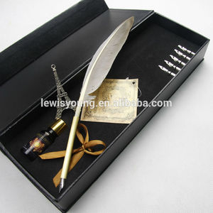 venta al por mayor de plumas de ganso de regalo pluma conjunto - Product Image 2