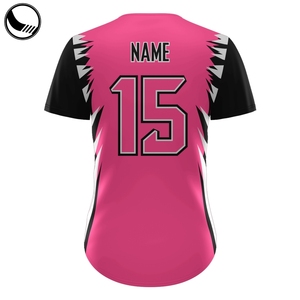 Sublimations-Pullover Hot Pink Baseball-Trikot - Product Image 2