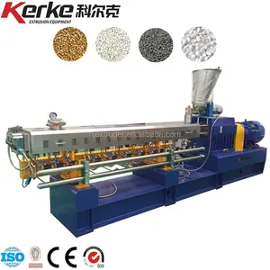 चीन प्लास्टिक Extruder Pelletizer कारखाना कीमत डबल पेंच प्लास्टिक Pelletizing Extruder मशीन