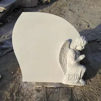 Özel küçük beyaz granit heykel mermer bebek melek mezar taşı