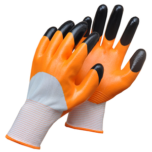 2023 yeni güvenlik nitril kaplama kumlu kaplama kaymaz Polyester iş eldivenleri erkekler için - Product Image 6