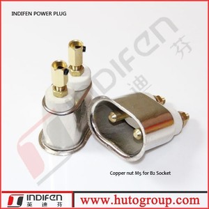 INDIFEN B2 3 pines zócalo toma de corriente toma de corriente toma de cerámica - Product Image 4