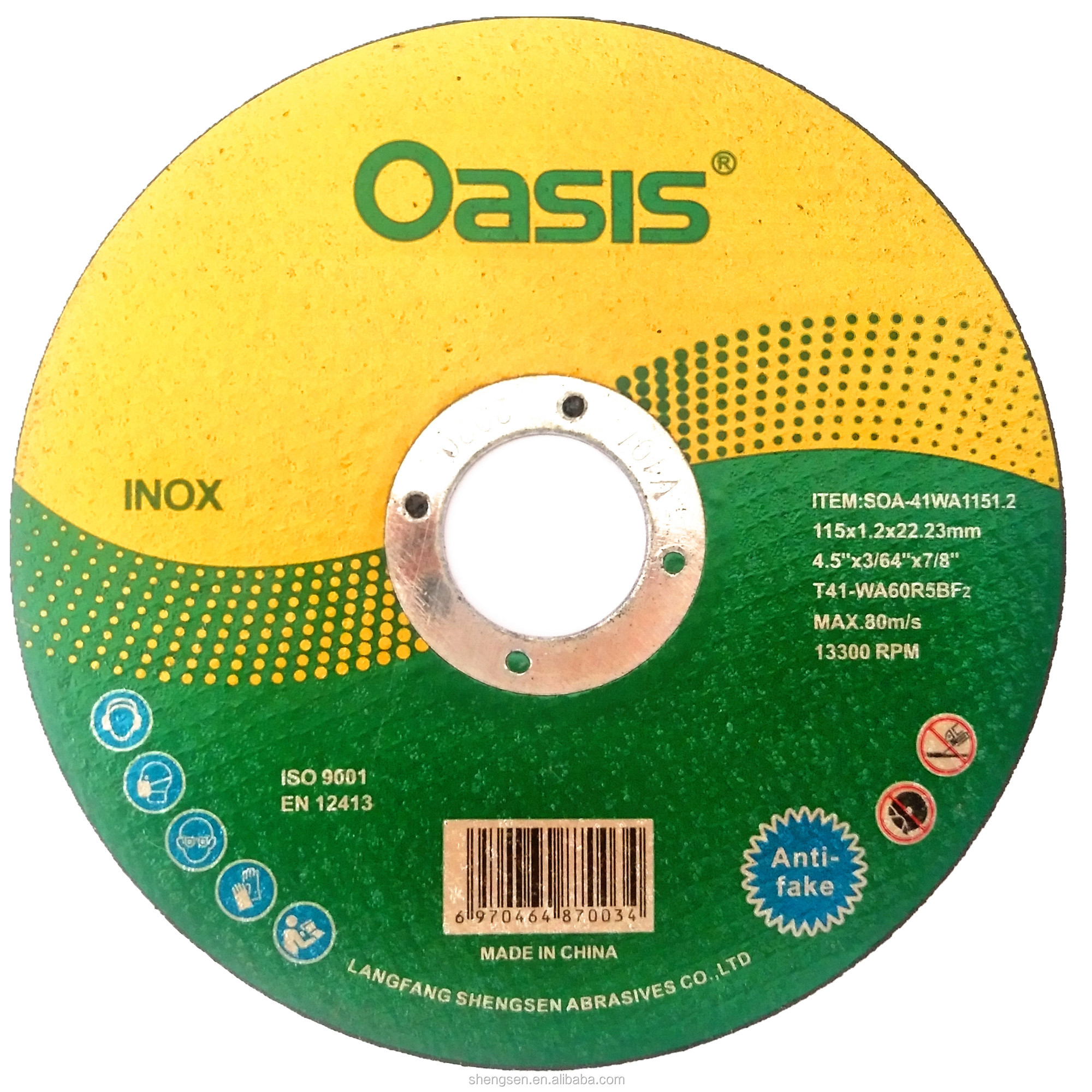 Oasis Cutting Discs - Precision Metal & Inox Solutions